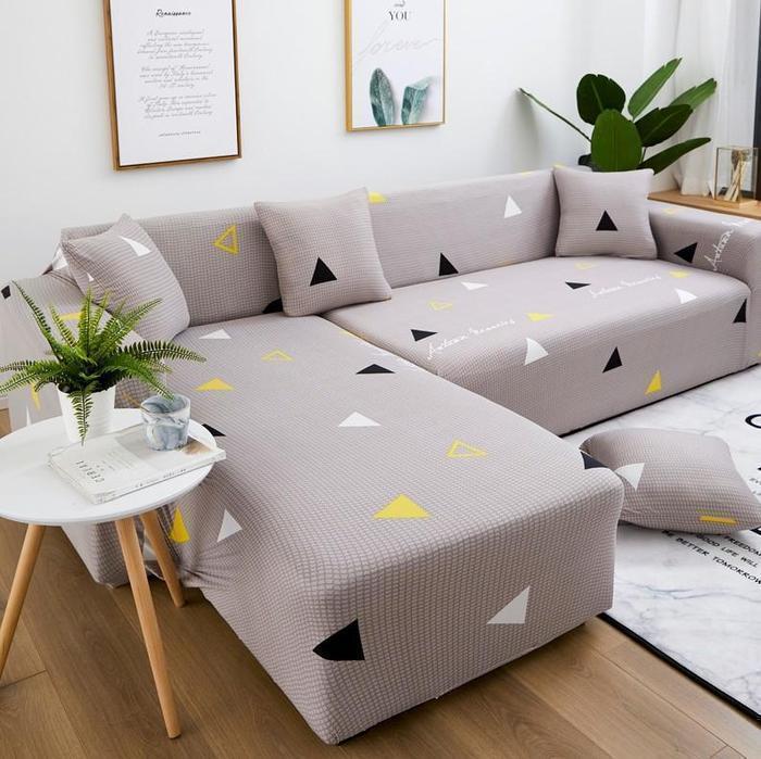 Funda elástica con cojín universal para sofá