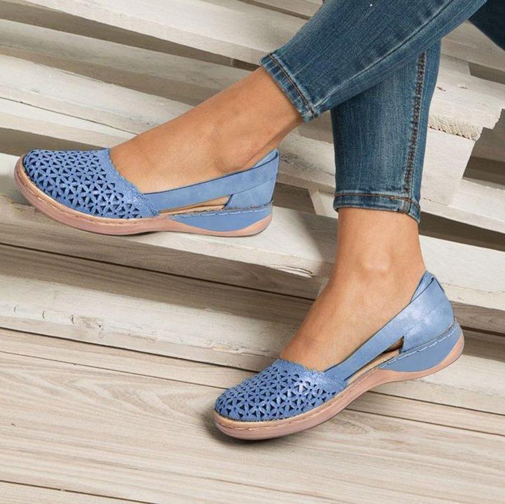 [W-Zapato] Sandalias Planas De Mujer Transpirables