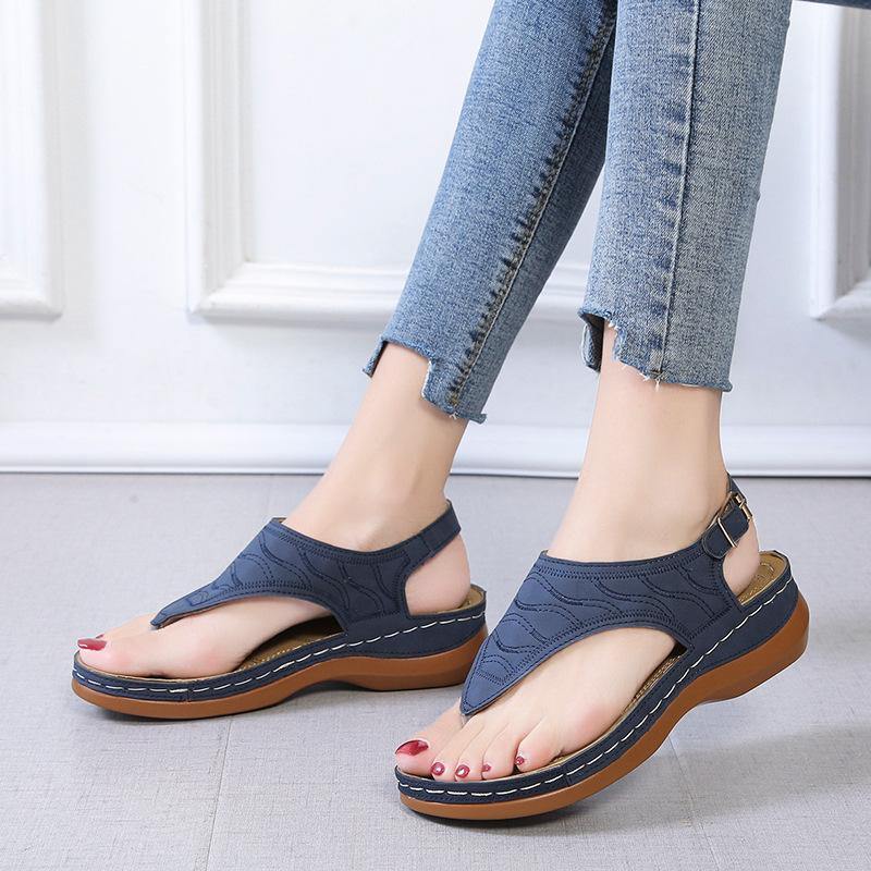 Las nuevas sandalias de tacón de pendiente 2020 para mujer casual - MXbueno