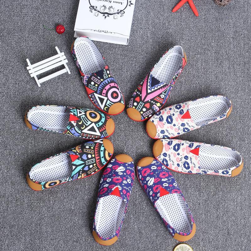 Las zapatillas de lona casual con dibujos - MXbueno