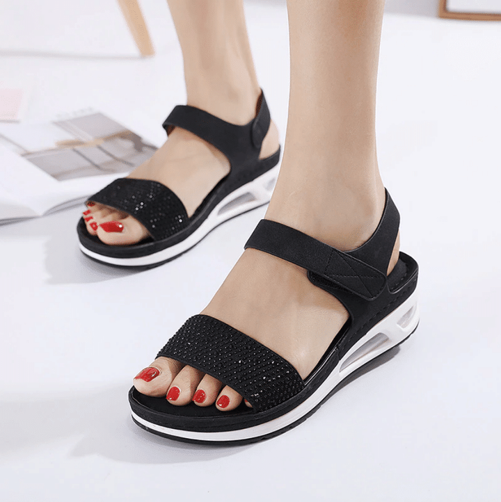 [W-Zapato] Sandalias Con Colchón De Aire Comfort Para Mujer