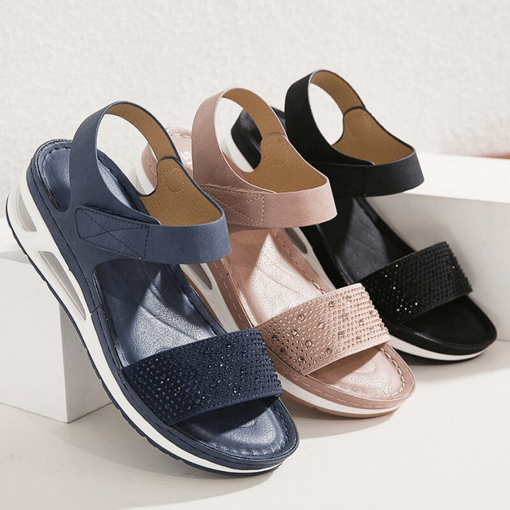 [W-Zapato] Sandalias Con Colchón De Aire Comfort Para Mujer
