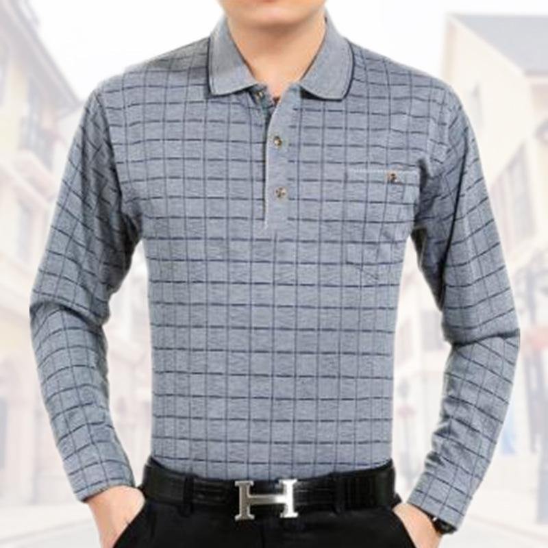 Camiseta casual de manga larga estampada para hombre - MXbueno