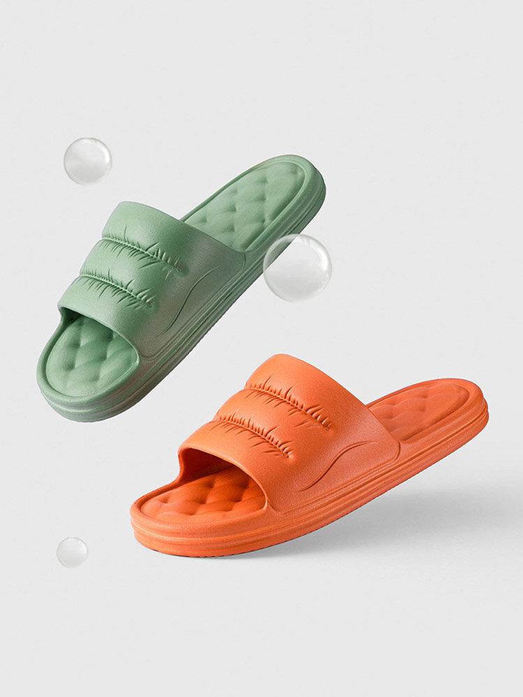 Zapatillas de baño impermeables para el hogar suave antideslizante de interior para mujer