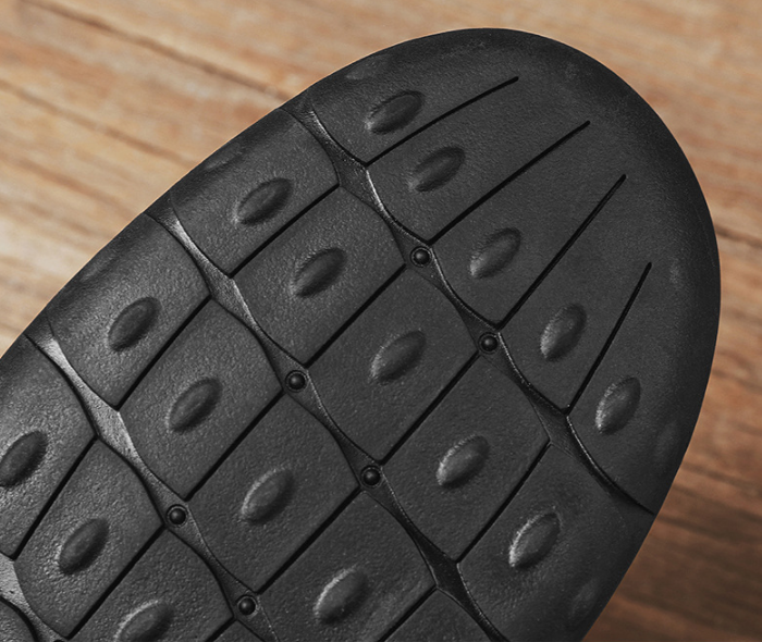 Zapatos casuales de cuero de microfibra con costuras a mano con cremallera lateral - MXbueno