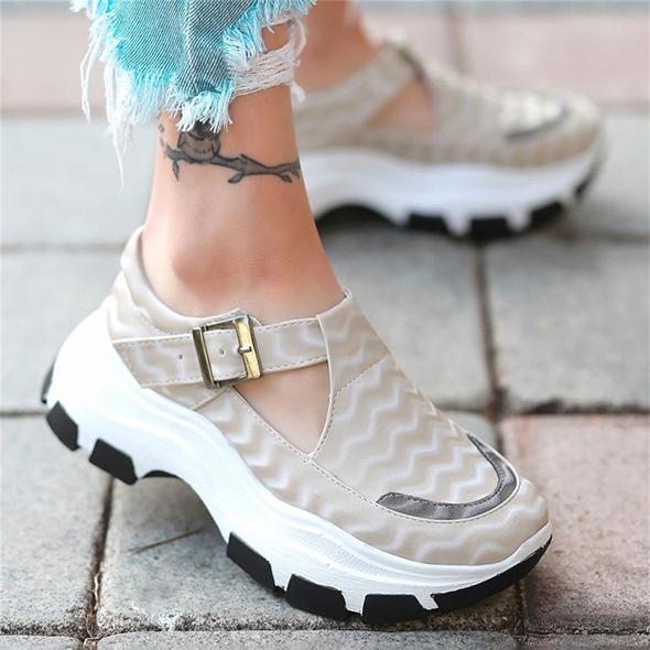 Zapatos Casuales De Plataforma Para Damas De Moda.