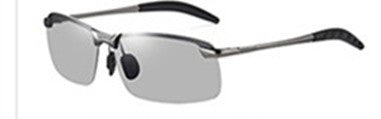Gafas de sol fotocrómicas con lente polarizada（Enviar estuche de gafas）