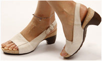 Sandalias de tacón bajo, elegantes y cómodas