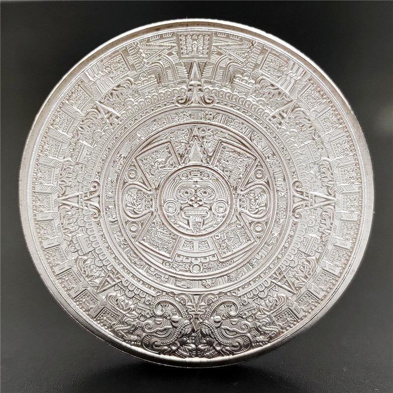 Piedra del Calendario Azteca, Guerrero Águila Emperador de Tenochtitlan Nuevo - MXbueno