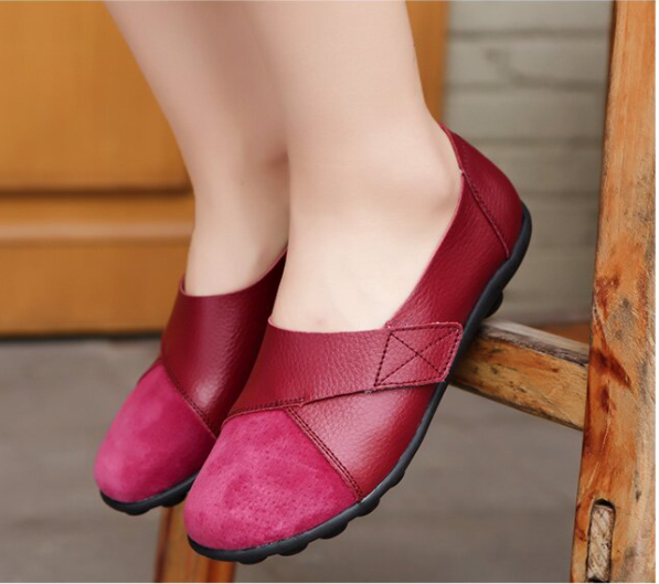 zapatos planos casuales de suela suave para mujer - MXbueno