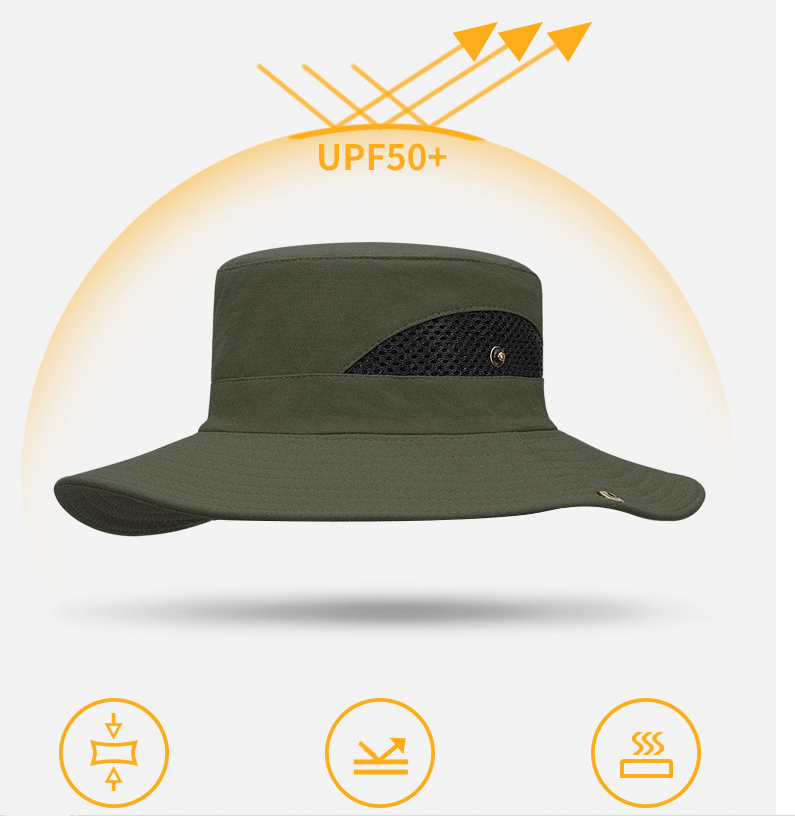 Sombrero para el sol plegable con protección UV para hombre - MXbueno