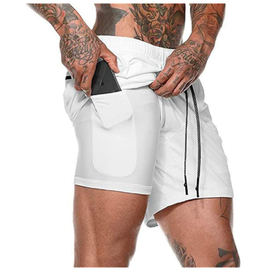 Pantalones cortos cómodos de moda de doble capa de nuevo estilo - MXbueno