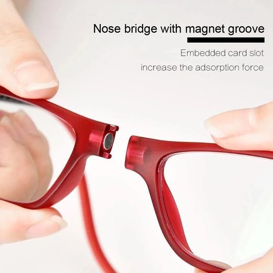 Gafas De Lectura Magnéticas Portátiles Para Colgar En El Cuello
