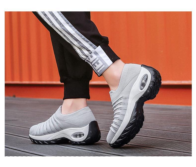 Mujer Zapatos cómodos para caminar con malla transpirable y sin cordones - MXbueno