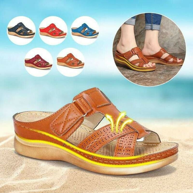 [W-Zapato] Sandalias Cómodas Con Punta Abierta