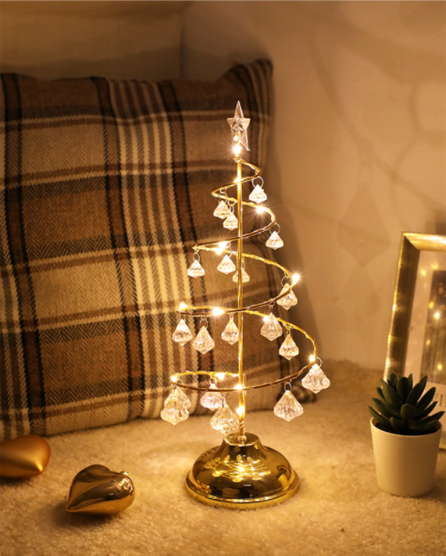 luces de navidad de cristal led lámpara decorativa lamparilla - MXbueno