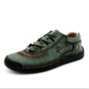 Zapatillas deportivas de exterior cosidas a mano（Verde oscuro/Talla 44）+Old Beijing zapatos de tela zapatos de los guisantes（Gris，Azul/Talla 43，42）6 - MXbueno