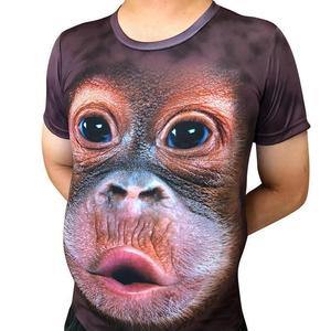 3D dibujo gracioso Gorilla Camiseta - MXbueno