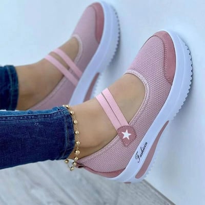 [W-Zapato] Zapatos Casuales De Tela Súper Transpirable De Moda Para Mujer