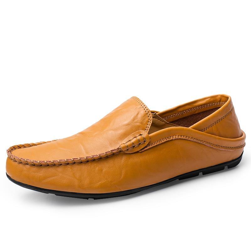 Zapatos cómodos de cuero de moda para hombres - MXbueno