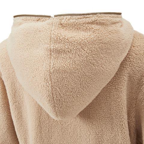 Otoño e invierno cordero lana cremallera chaqueta cálida - MXbueno