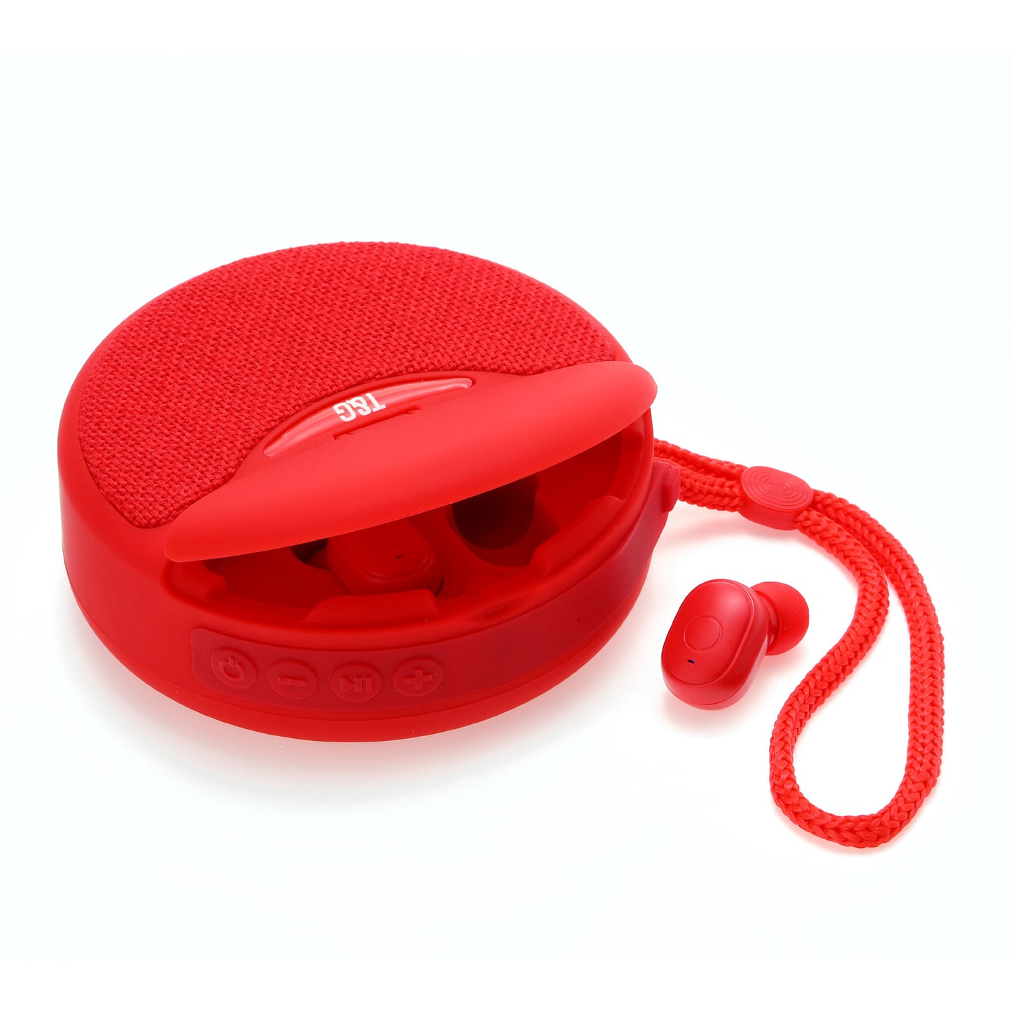 Mini Altavoz Portátil Para Exteriores 2 En 1 Con Auriculares Bluetooth