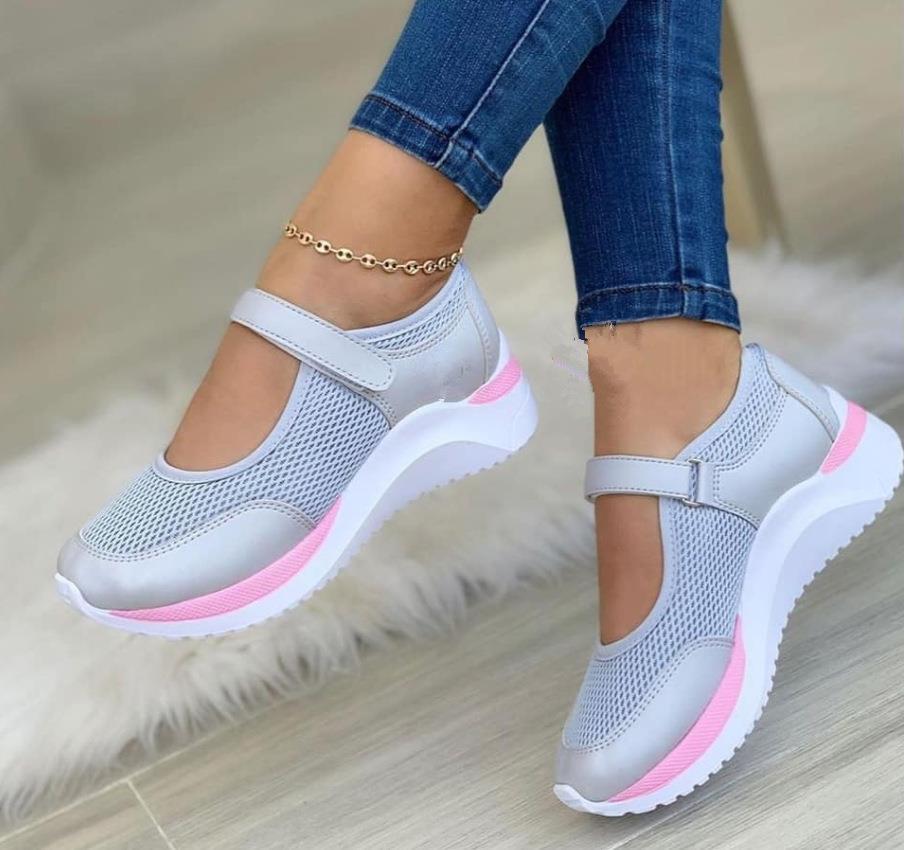 [W-Zapato] Sandalias Mujer Plataforma Velcro 2022