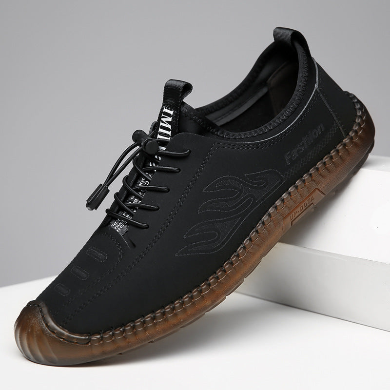 [M-Zapato] Zapatos de cuero transpirables y suaves de alta calidad para hombres