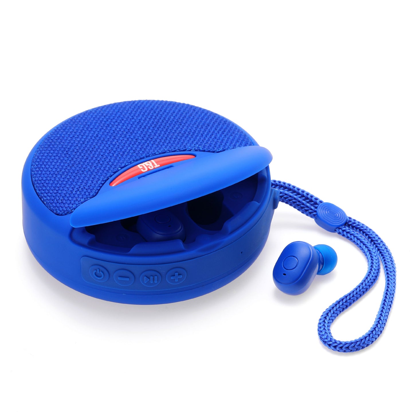 Mini Altavoz Portátil Para Exteriores 2 En 1 Con Auriculares Bluetooth