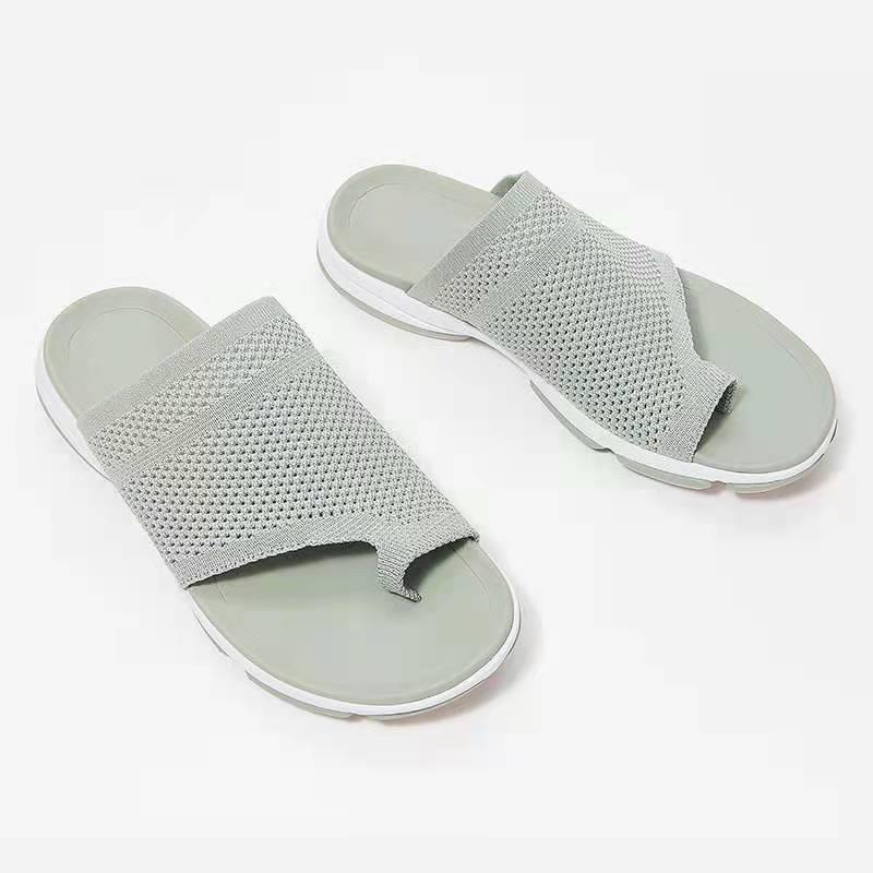 Zapatos de playa al aire libre con punta abierta de malla Casual Lady Slides - MXbueno