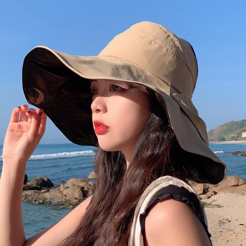 Verano Seaside Travel Sombrero al aire libre Protección solar UV