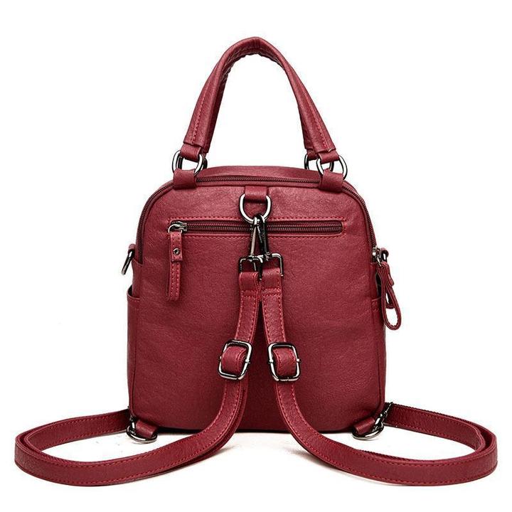 [W-Bolso] Fashion Leather Multipurpose Handbag